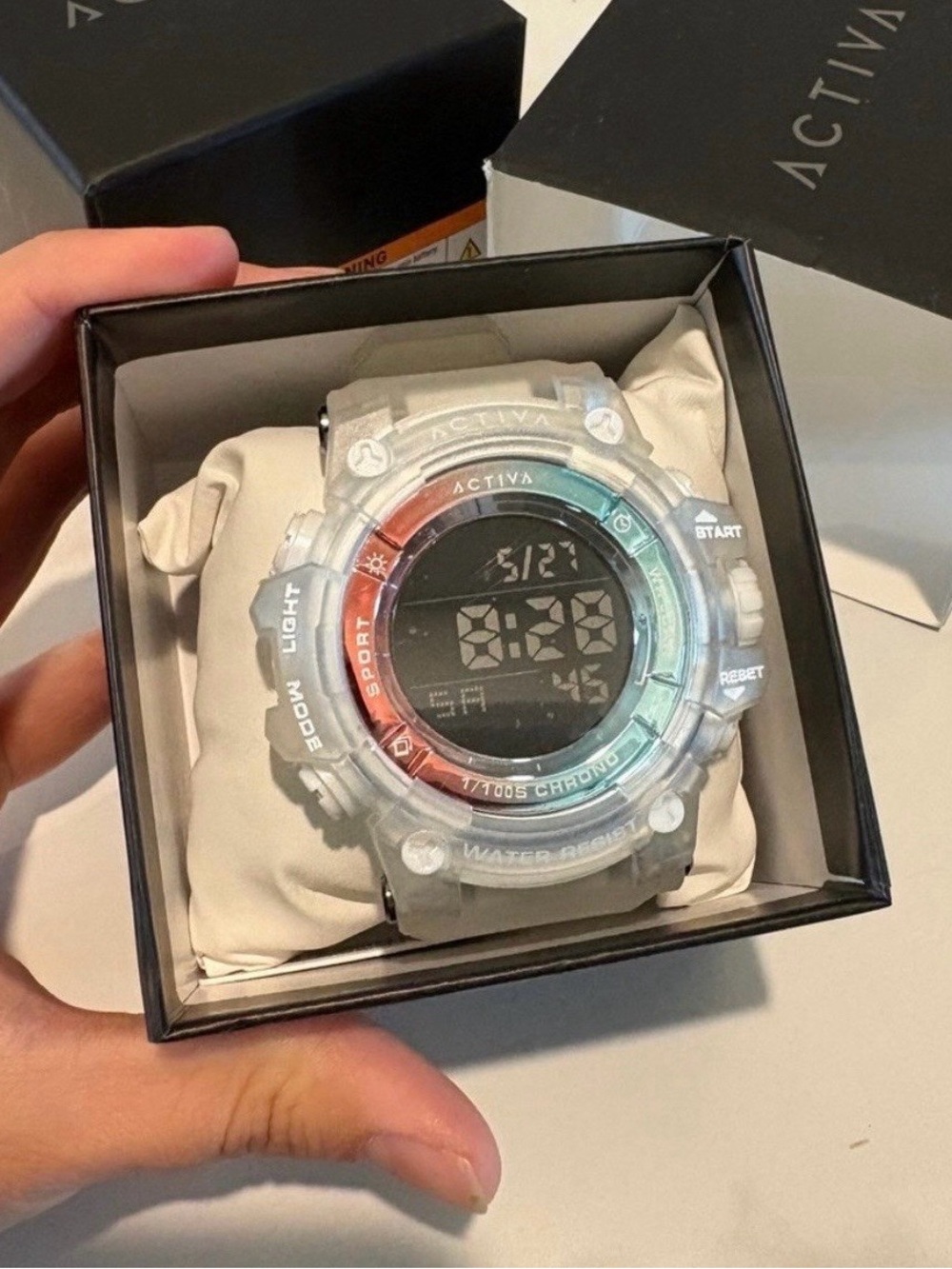 Activa Sync X Invicta Digital Unisex Watch - 50mm, White NWT